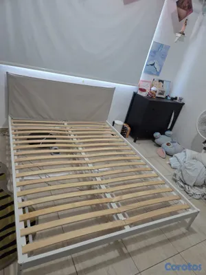 muebles y colchones - Cama doble KLEPPSTAD IKEA 5