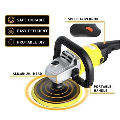herramientas, jardines y exterior - Pulidora de carro 1200W, máquina de pulido, lijadora, pulidora pulidor Grande 4