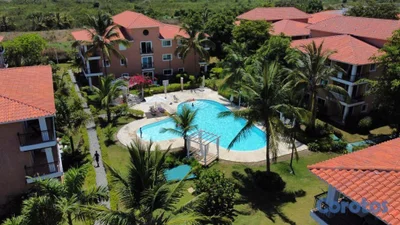 Apartamento totalmente amueblado con linea blanca completa. Amenidades y playa.
