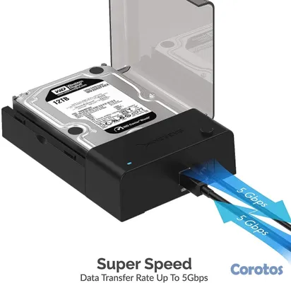 accesorios para electronica - ESTACIÓN DE ACOPLAMIENTO SABRENT USB 3.0 PARA DISCO DURO SATA DE 2.5 O 3.5 PULG 5