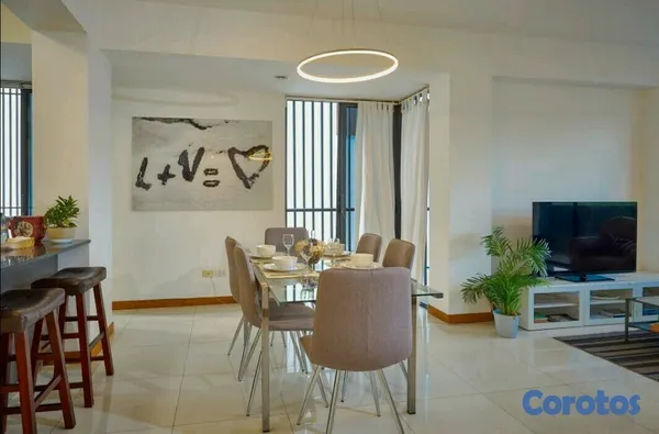 apartamentos - Apartamento alquiler amueblado en  sector de Evaristo Morales 7