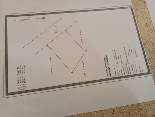 solares y terrenos -  vendo solar Metraje: 527.78 Mt2 Frente: 18.63 M2Honduras 2