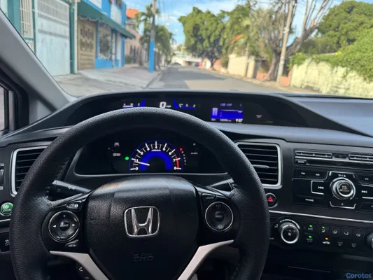 carros - Honda Civic año 2015 financiamiento disponible  9