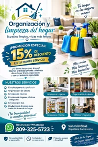 ORGANIZACIÓN Y LIMPIEZA DEL HOGAR 