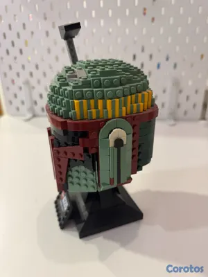 juguetes - Casco LEGO Star Wars Boba Fett (75277) armado, de  2