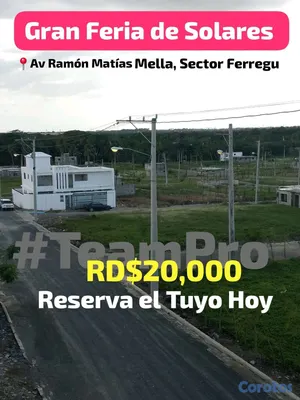solares y terrenos - ✨ ¡DISEÑA TU FUTURO Y CONSTRUYE 

🏡 Solares en Venta en Santo Domingo Norte
🌟  3