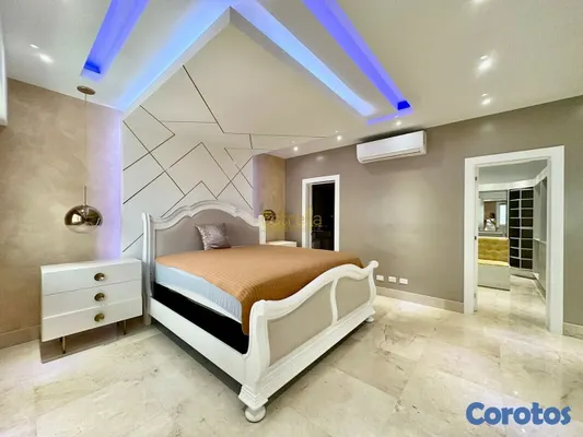apartamentos - Amplio apartamento en piso alto con vista al mar en los más exclusivo Cacicazgos 3