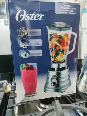 electrodomesticos - *Licuadora Oster*
600 Watts 
3 Meses de garantía 
Modelo 4655

 2