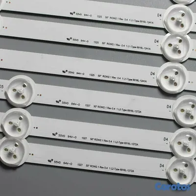accesorios para electronica -  Juego Tiras Retroiluminación LED 12 piezas para TV Varias Marcas 50 Pulg 3