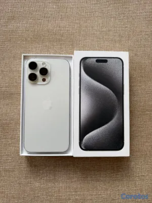 celulares y tabletas - iphone 15 pro max white titanium 256 GB SIM FISICO 2