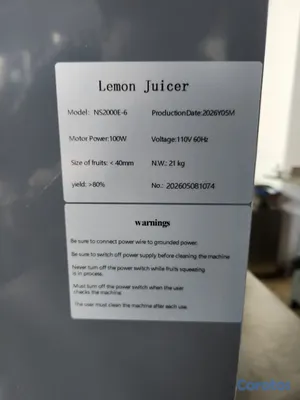 equipos profesionales - Extractor de de jugo de limon exprimidora de jugo  3