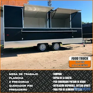 👑 Somos FABRICANTES LÍDER. TRÁILERS DE COMIDA RÁPIDA (FOOD TRUCK) Personalizado