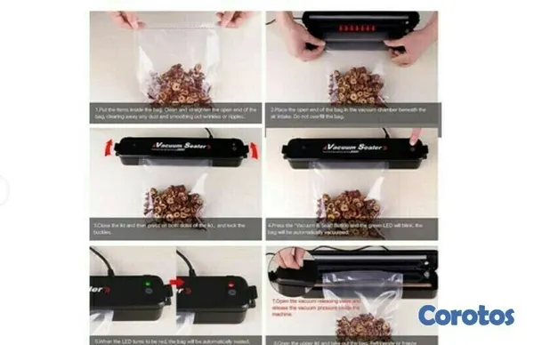 cocina - Vacuum Sealer selladora de plastico automática con sistema de sellado al vacío  2