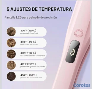 Wavytalk Plancha de pelo a vapor para menos daño por calor
