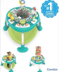 Saltador con centro de actividades 2en1 ymesa BounceBounceBaby-Estanque jugueton