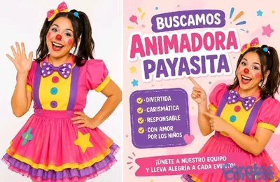 Animadora Payasita Para Eventos Infantiles 
