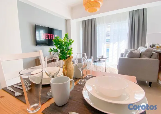 apartamentos - Alquiler / Renta Apartamento de 1 Hab. Gazcue Amue 2