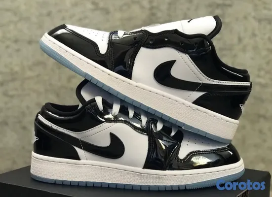 zapatos para hombre - Tenis Teni Nike Air Jordan 1 Low Shadow Toe GREY BLACK Original Originales 🤖 5