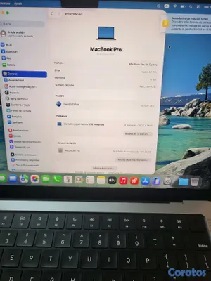 computadoras y laptops - Macbook Pro 2021 (M1pro) 14" 512GB SSD  3