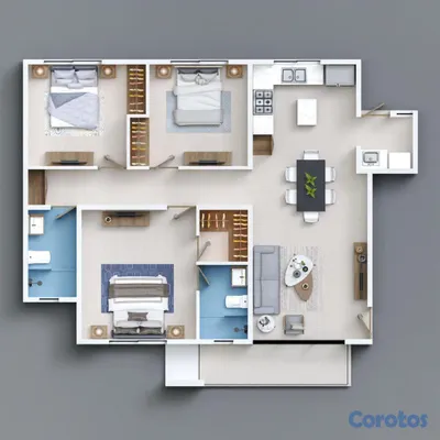 apartamentos - Apartamentos en venta en Los Álamos, Santiago | Residencial  Las Camelias 7