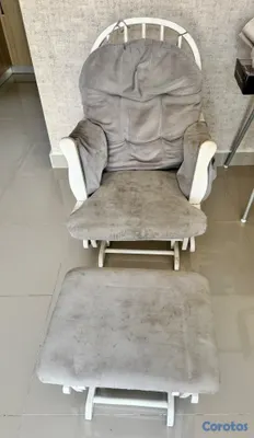 muebles - Mecedora de Lactancia con Colocapiés 5