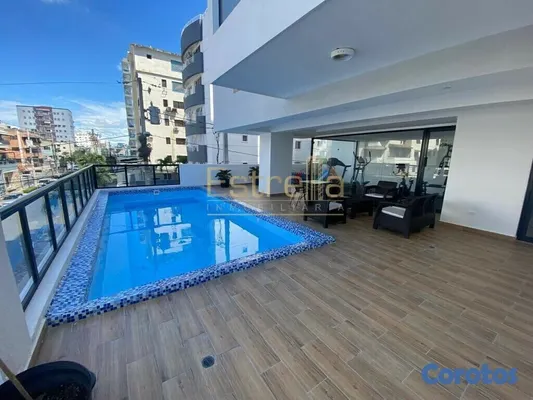 apartamentos - Apartamento en alquiler (140mt2) de 3 habitaciones en el sector Evaristo Morales 9
