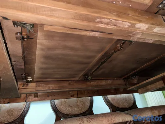 muebles y colchones - Comedor de madera importada con 8 sillas – RD$55,000 16
