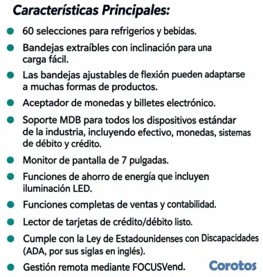 servicios profesionales - Vending Machine/ Maquina Expendedora NUEVA SELLADA 3