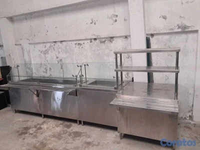 Baño de Maria Para Cafetería en Acero Inoxidable c