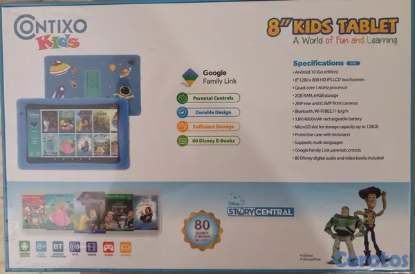 celulares y tabletas - TABLET PARA NINOS Y NINAS 80 DISNEY E-BOOK 4
