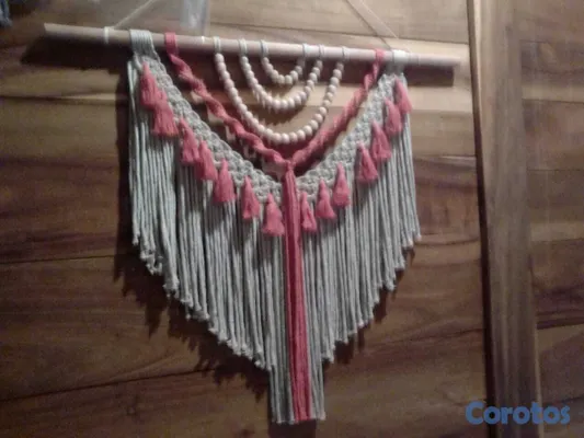 decoración y accesorios - Paneles o tapices en macrame 7