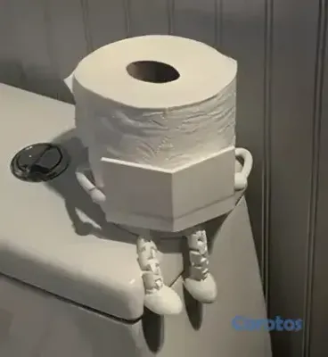 decoración y accesorios - SOPORTE LECTOR DE PAPEL DE BAÑO  4