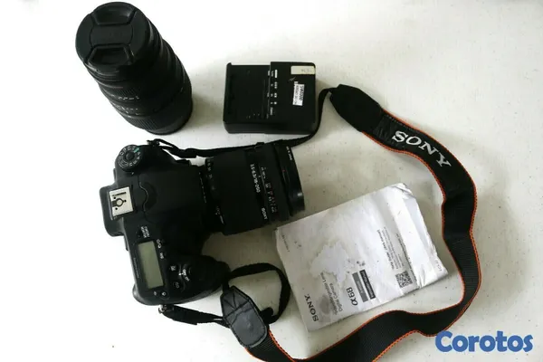 camaras y audio - Camara fotografica SONY alfa 68 con lentes 18-250 y 70-300 4