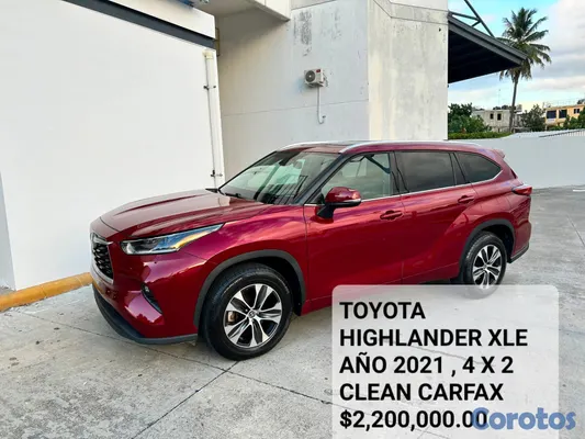 jeepetas y camionetas - TOYOTA HIGHLANDER XLE ,AÑO 2021, 3 FILAS DE ASIENT 3