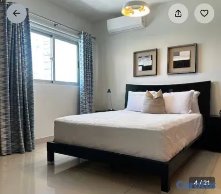 apartamentos - Apartamento amueblado, Piantini · Torre Armonía 7