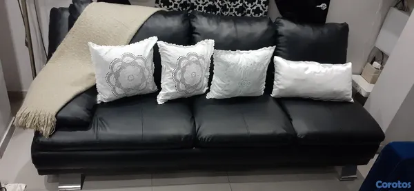 muebles y colchones - vendo mueble L y se pueden compartir en  dos muebles de  3 aciento cada uno 2