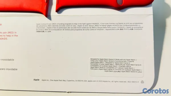 otros electronicos - Apple Watch ROJO serie 9 limited edition, en Punta Cana  11