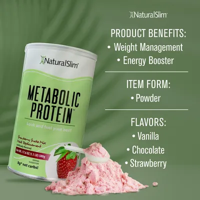 Salud y Equipamiento Médico - Batido De Mezcla De Proteina De Suero Natural Slim Fresa 5