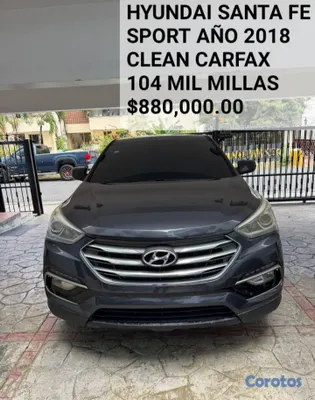jeepetas y camionetas - HYUNDAI SANTA FE SPORT , AÑO 2018, 104 MIL MILLAS, 9
