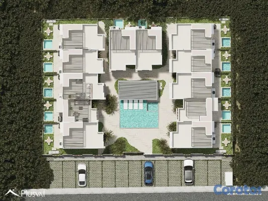 casas - Luna Valentina Punta Cana | Townhouses Loft de 1 y 2 Habitaciones con Jacuzzi 9