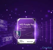 camaras y audio - WD 22TB 7200RPM 512MB Cache Internal Hard Drive HDD WD221PURP