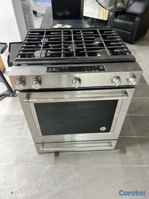 cocina - ESTUFA KICHANAID 30 PULGADAS, 5 HORNILLA, PANEL DIGITAL.PARRILLA REFORZADA  2