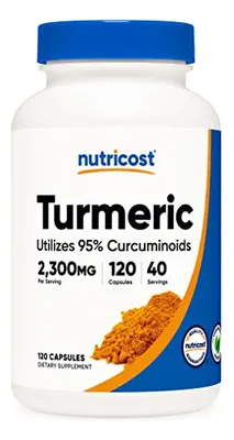 Salud y Equipamiento Médico - Nutricost Curcumina De Curcuma 95% Curcuminoides 500 Mg 120 2
