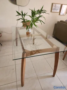 Vendo Mesa de Comedor tope Vidrio