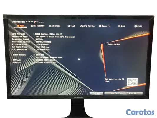 computadoras y laptops - PC AMD Ryzen 2600X / 16GB / SSD 500GB / RX570 4GB / líquida Corsair 5