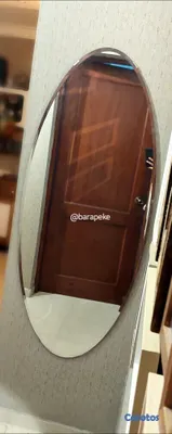 decoración y accesorios - Espejo Ovalado Biselado  3
