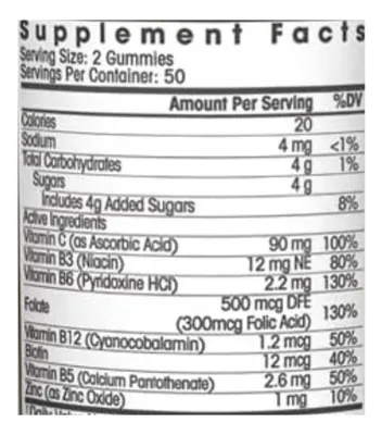 Salud y Equipamiento Médico - Multivitaminico Flamingo 100gum - - Unidad A $2463 2