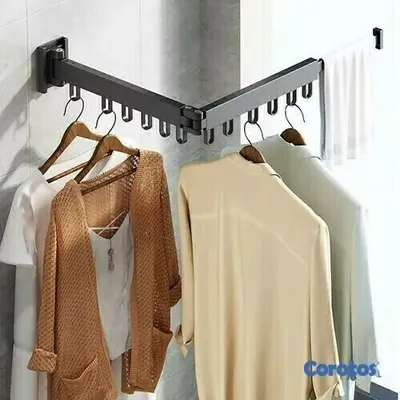 herramientas, jardines y exterior - GANCHO DE PERCHA FLEXIBLE - CLOTHES HANGER 2 BRAZOS GL-146 7