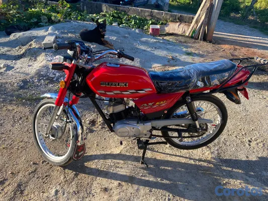 motores y pasolas - motor suzuki  ax100 rojo 2022 3