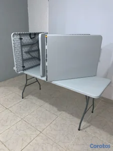 mesa plegable plástica 71 pulgadas 
